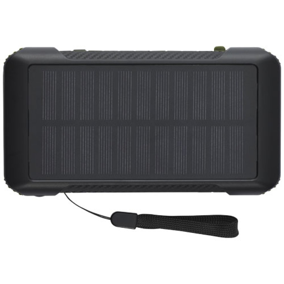 Power bank a dinamo solare in plastica riciclata RCS da 10.000 mAh Soldy  Gadget.it