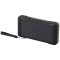 Power bank a dinamo solare in plastica riciclata RCS da 10.000 mAh Soldy 