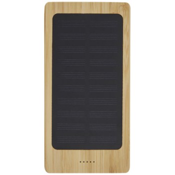 Power bank a energia solare da 8000 mAh in bambù Alata Gadget.it