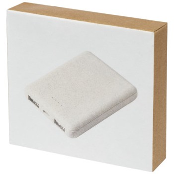 Power bank Asama da 5000 mAh realizzata con paglia di grano Gadget.it