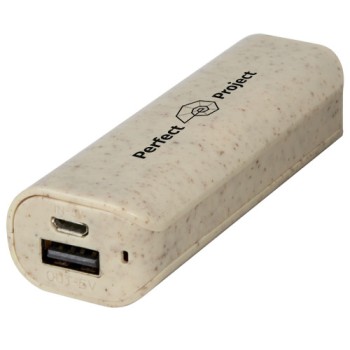 Power bank in paglia di grano da 1200 mAh Yoko Gadget.it