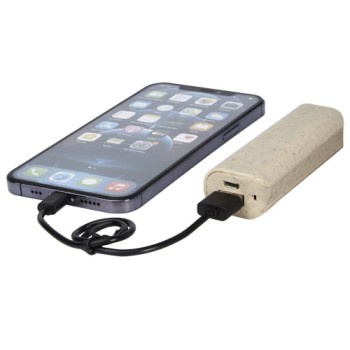 Power bank in paglia di grano da 1200 mAh Yoko Gadget.it