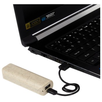 Power bank in paglia di grano da 1200 mAh Yoko Gadget.it