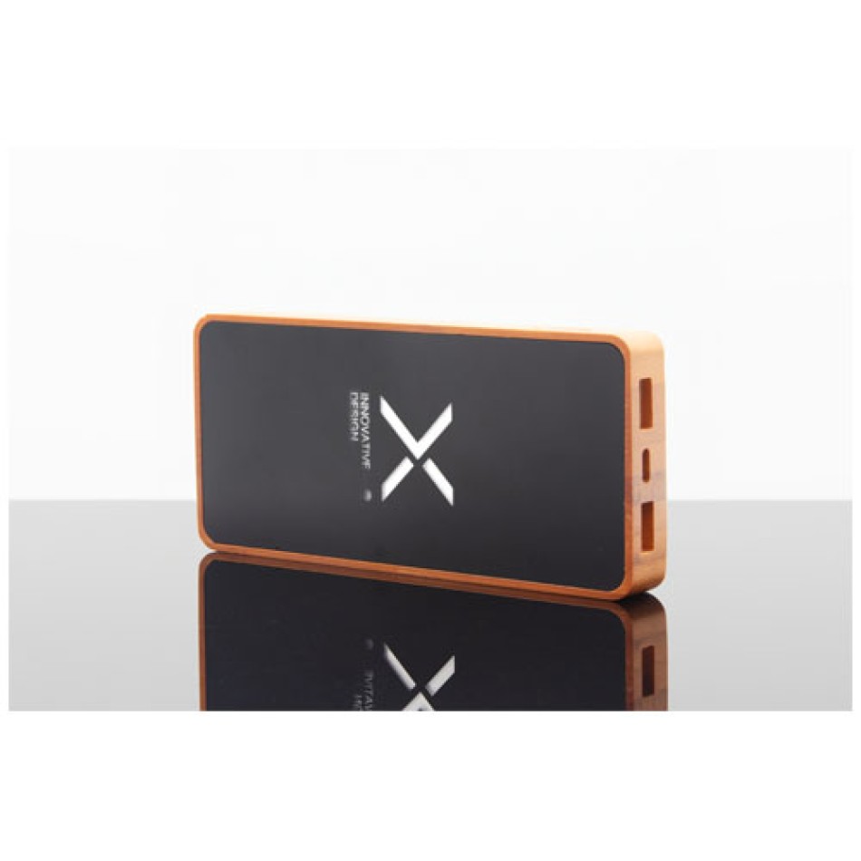 Power bank magnetico da 10.000 mAh e 15 W in legno SCX.design P48 Gadget.it