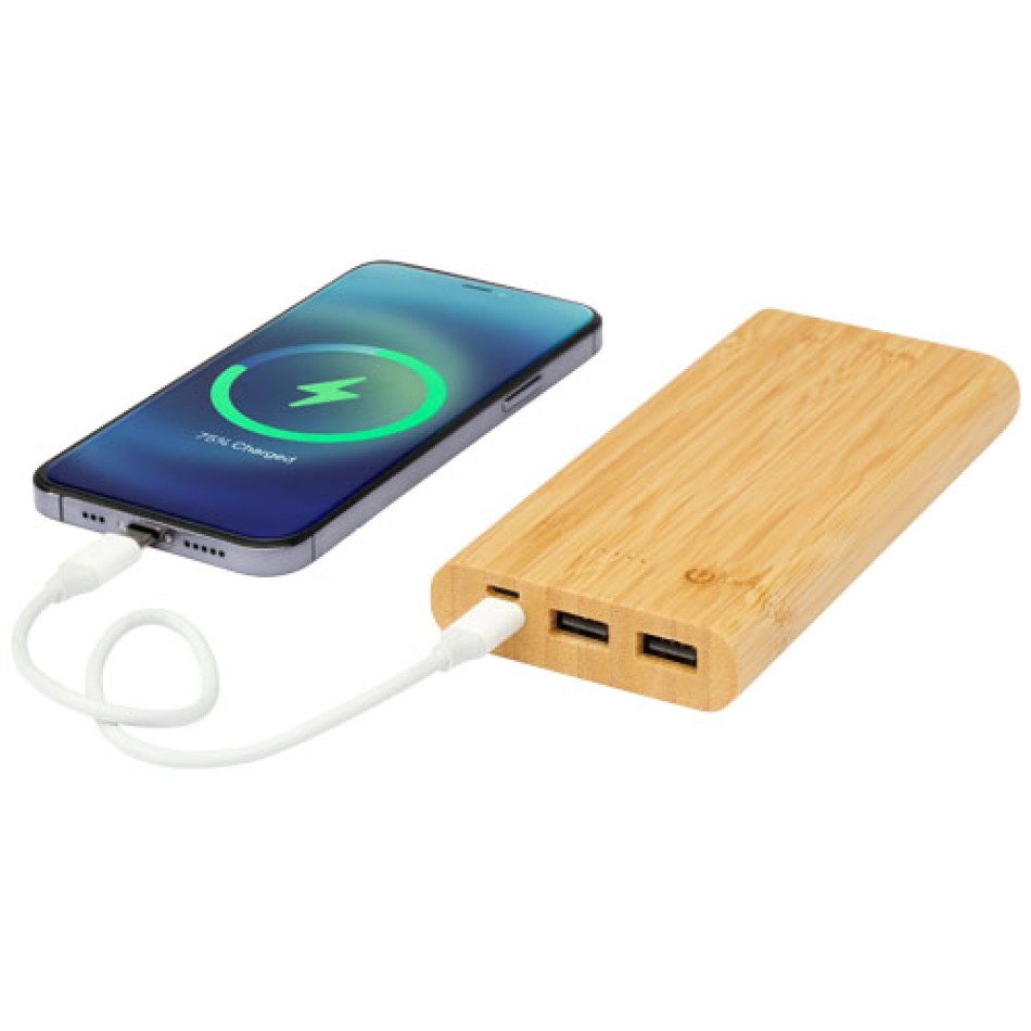 Power bank Tulda da 10,000 mAh in bambù Gadget.it