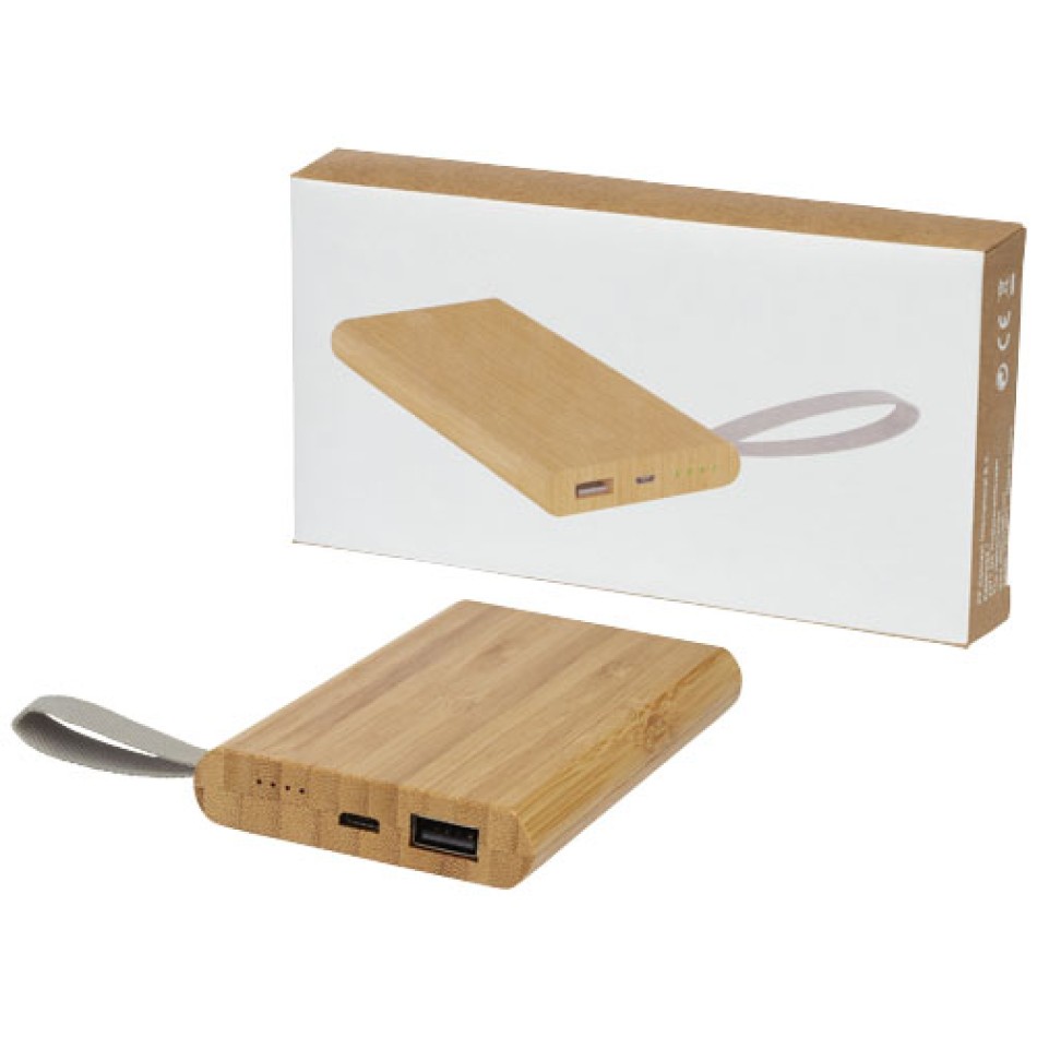 Power bank Tulda da 5000 mAh in bambù Gadget.it