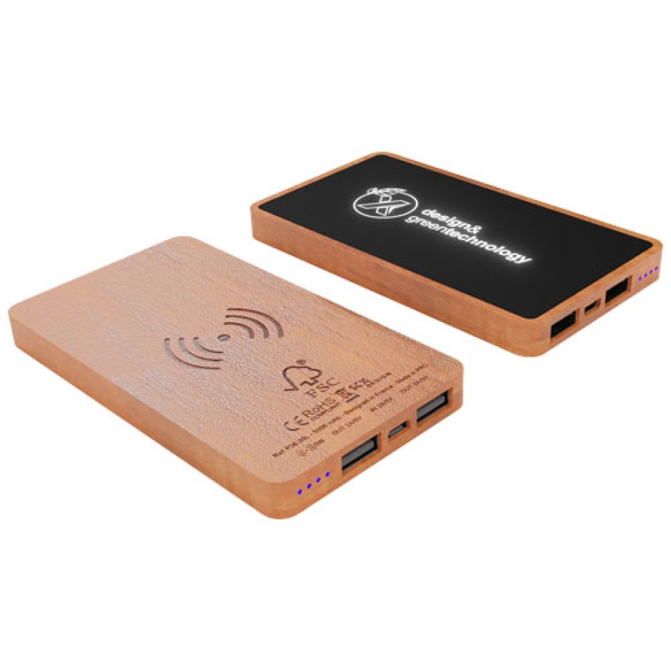 Power bank wireless luminoso da 5.000 mAh SCX.design P36 Gadget.it