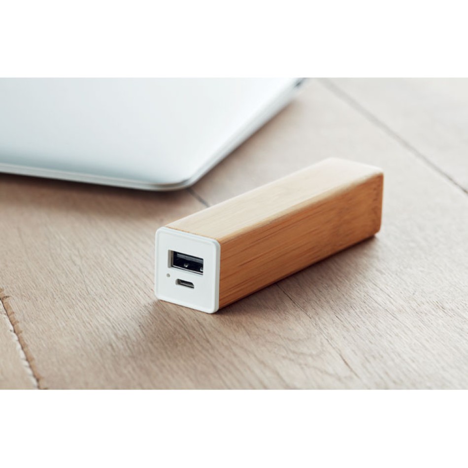 POWERBAM - Power bank in bamboo Gadget.it