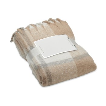 QUET - Coperta in mohair a scacchi Gadget.it