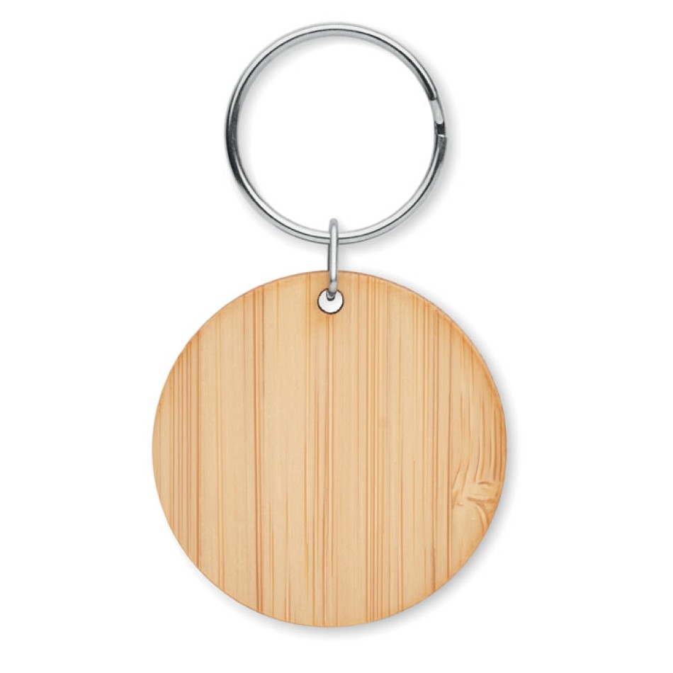 ROUNDBOO - Portachiavi rotondo in bamboo Gadget.it