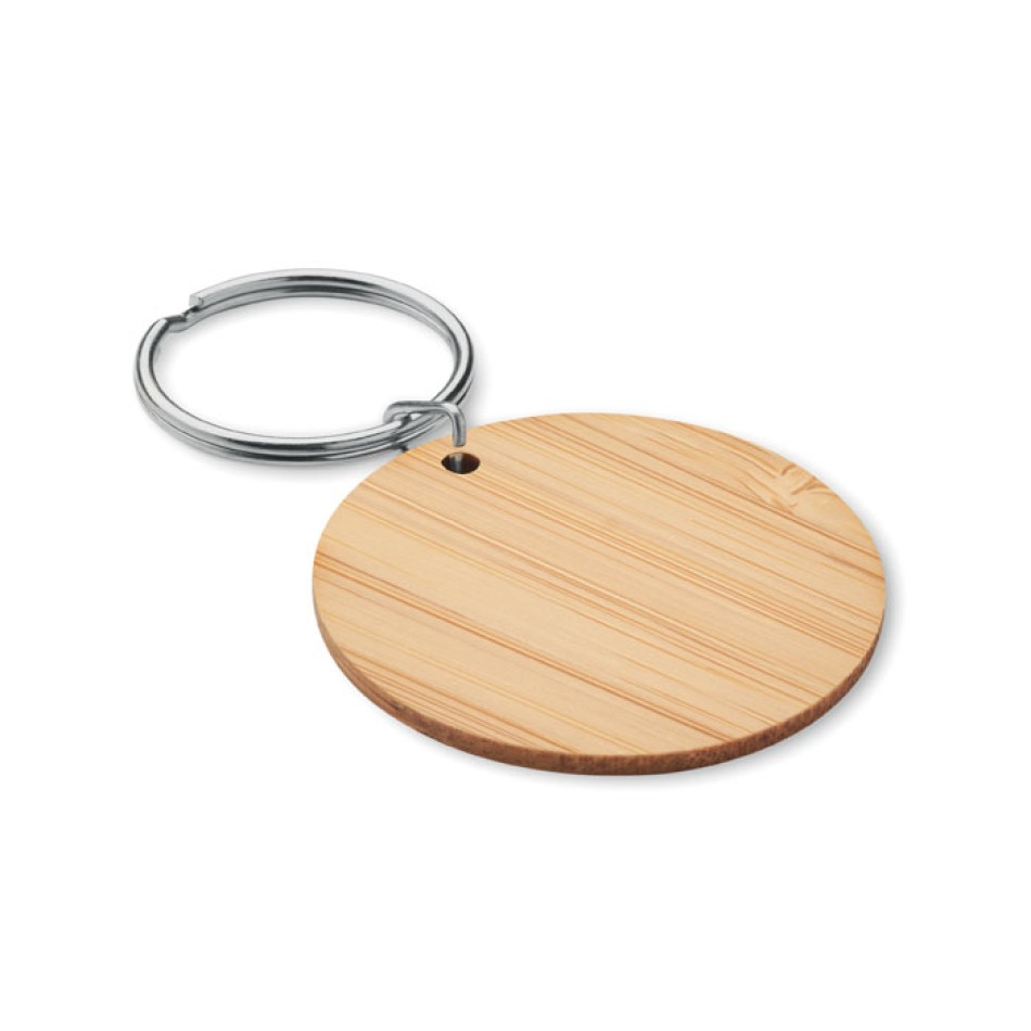 ROUNDBOO - Portachiavi rotondo in bamboo Gadget.it