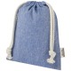 Sacchetto per confezione regalo piccolo in cotone riciclato 150 g/m² certificato GRS Pheebs - 0,5L Gadget.it