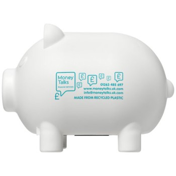 Salvadanaio in plastica riciclata Oink Gadget.it