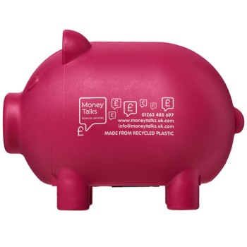 Salvadanaio in plastica riciclata Oink Gadget.it