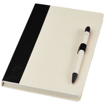 Set blocco note formato A5 e penna a sfera Dairy Dream realizzati con cartoni del latte riciclati Gadget.it