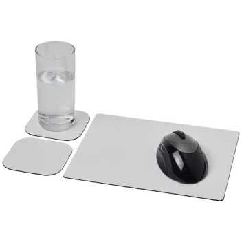 Set Brite-Mat® 3 con tappetino per mouse e sottobicchieri Gadget.it