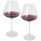 Set da 2 bicchieri da vino in vetro Rosso  Gadget.it