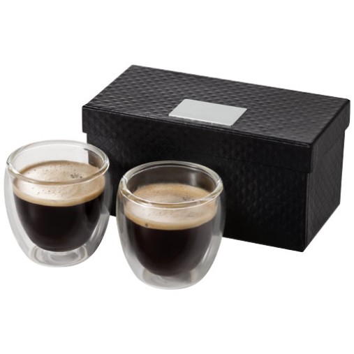 Set da 2 tazze in vetro per espresso Boda Gadget.it