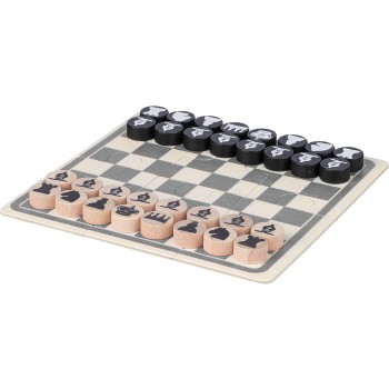 Set Gioco scacchi e dama in legno in legno Hank Gadget.it