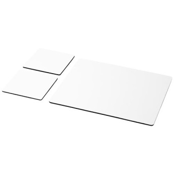 Set Q-Mat® 3 con tappetino per mouse e sottobicchieri Gadget.it