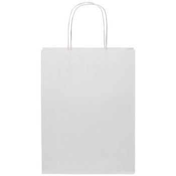 Shopper in carta kraft da 120g/m2 con manici intrecciati - medio Gadget.it