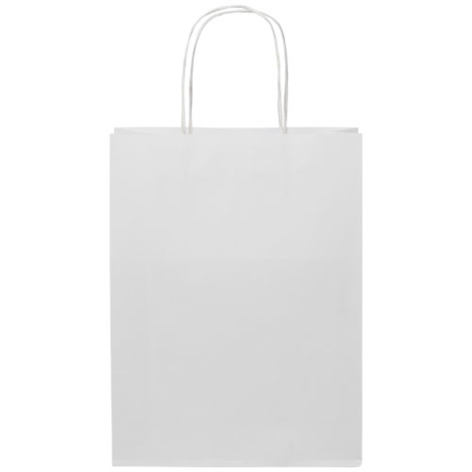 Shopper in carta kraft da 120g/m2 con manici intrecciati - medio Gadget.it