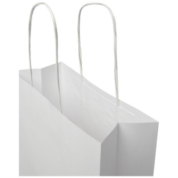 Shopper in carta kraft da 120g/m2 con manici intrecciati - medio Gadget.it