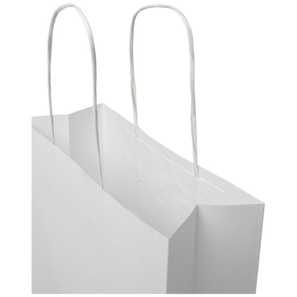 Shopper in carta kraft da 120g/m2 con manici intrecciati - medio Gadget.it