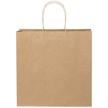 Shopper in carta kraft da 120g/m2 con manici intrecciati - XL  Gadget.it