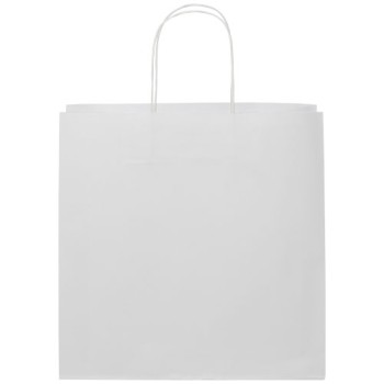 Shopper in carta kraft da 120g/m2 con manici intrecciati - XL  Gadget.it