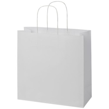 Shopper in carta kraft da 120g/m2 con manici intrecciati - XL  Gadget.it