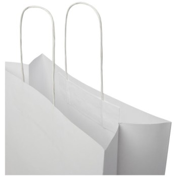 Shopper in carta kraft da 120g/m2 con manici intrecciati - XL  Gadget.it