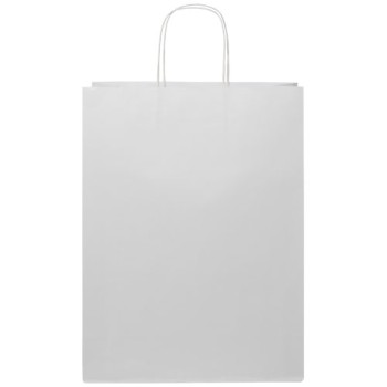 Shopper in carta Kraft da 120g/m2 con manici intrecciati - XXL Gadget.it