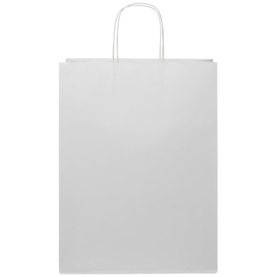 Shopper in carta Kraft da 120g/m2 con manici intrecciati - XXL Gadget.it