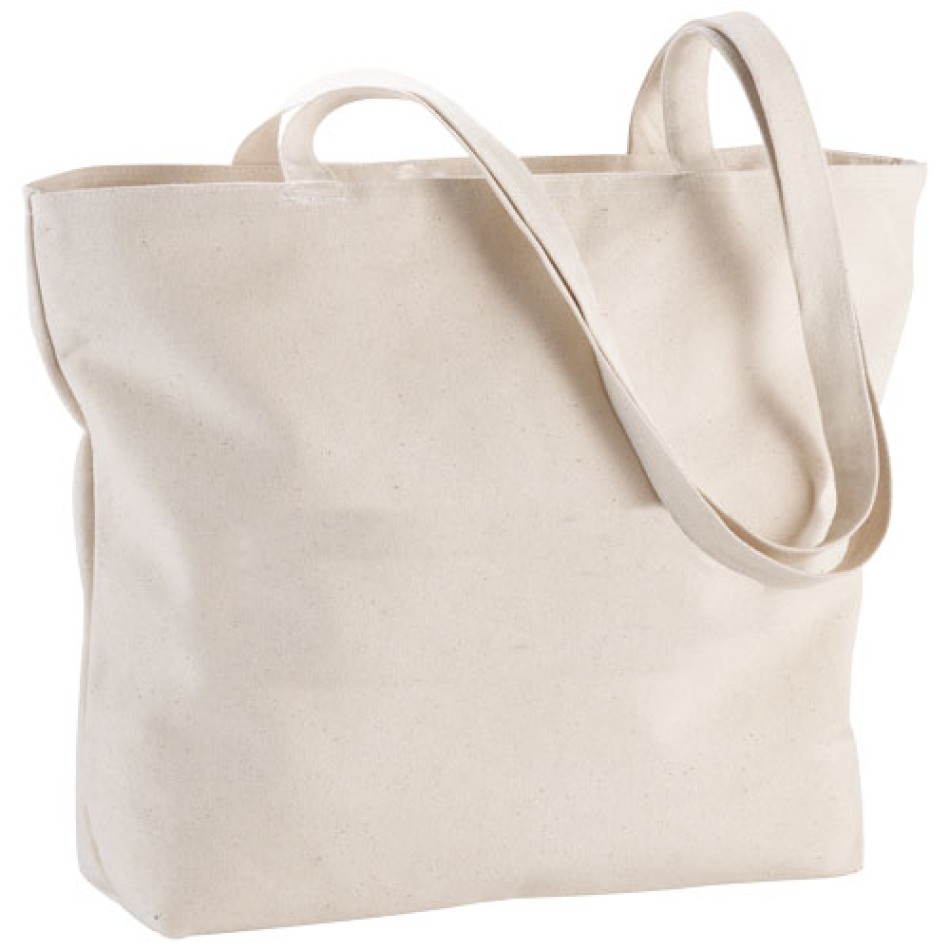 Shopper in cotone 320 g/m² con zip Ningbo - 15L Gadget.it