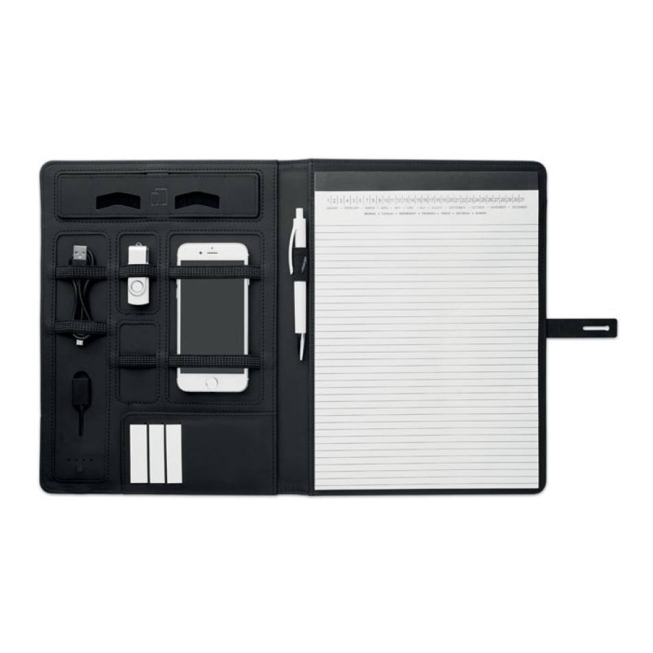 SMARTFOLDER - Blocco A4 con powerbank Gadget.it