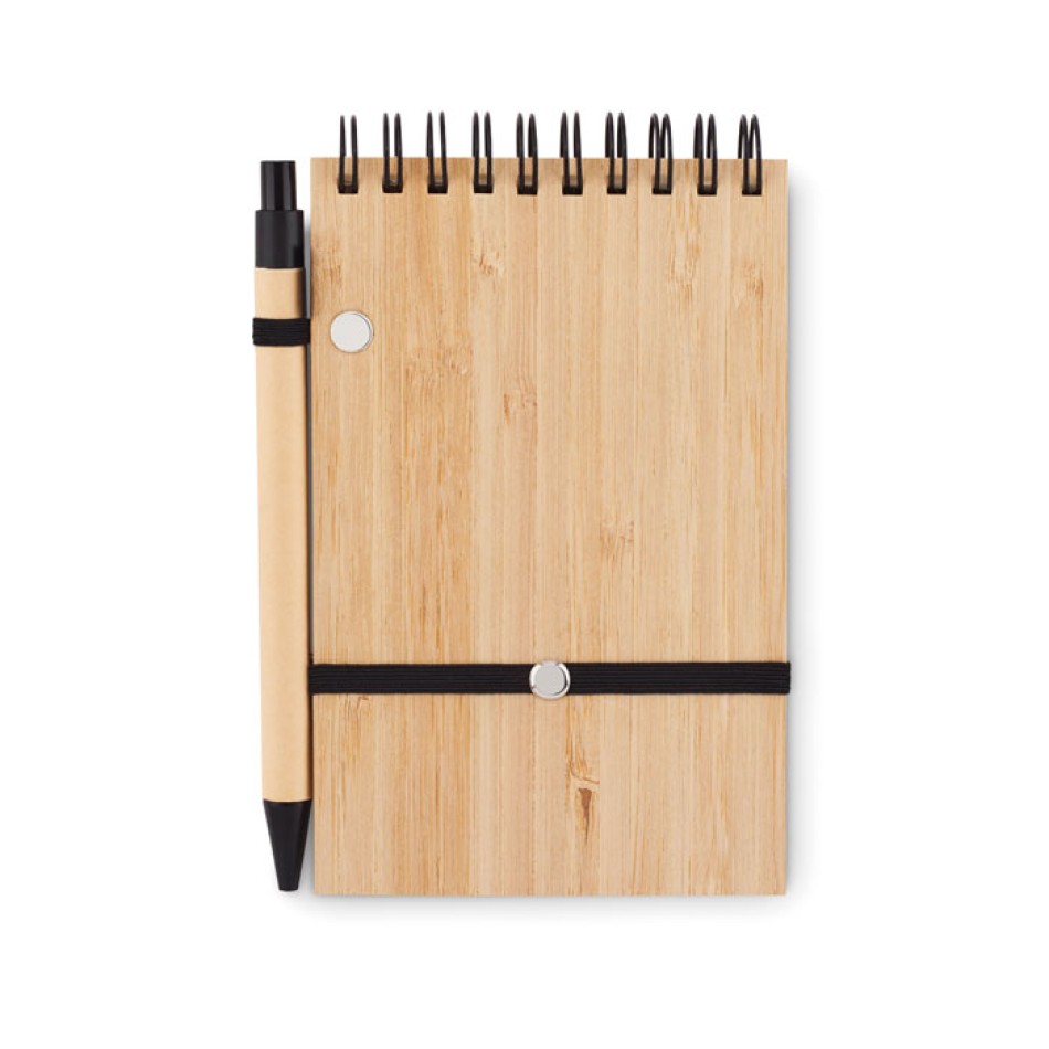 SONORABAM - Set quaderno A6 in bamboo Gadget.it