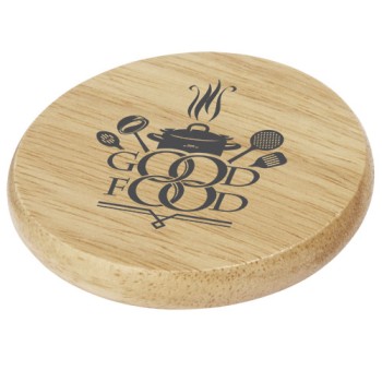 Sottobicchiere in legno con apribottiglie Scoll Gadget.it