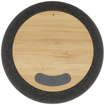 Speaker Bluetooth® con stazione di ricarica wireless in bambù/PET riciclato Ecofiber Gadget.it