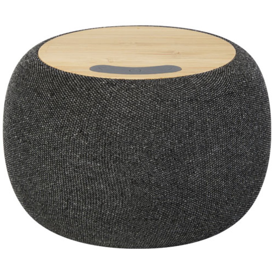 Speaker Bluetooth® con stazione di ricarica wireless in bambù/PET riciclato Ecofiber Gadget.it