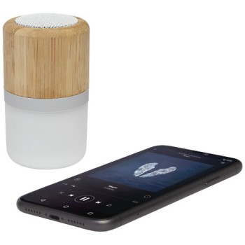 Speaker Bluetooth® in bambù Aurea con luce  Gadget.it