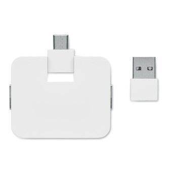 SQUARE-C - Hub USB a 4 porte Gadget.it