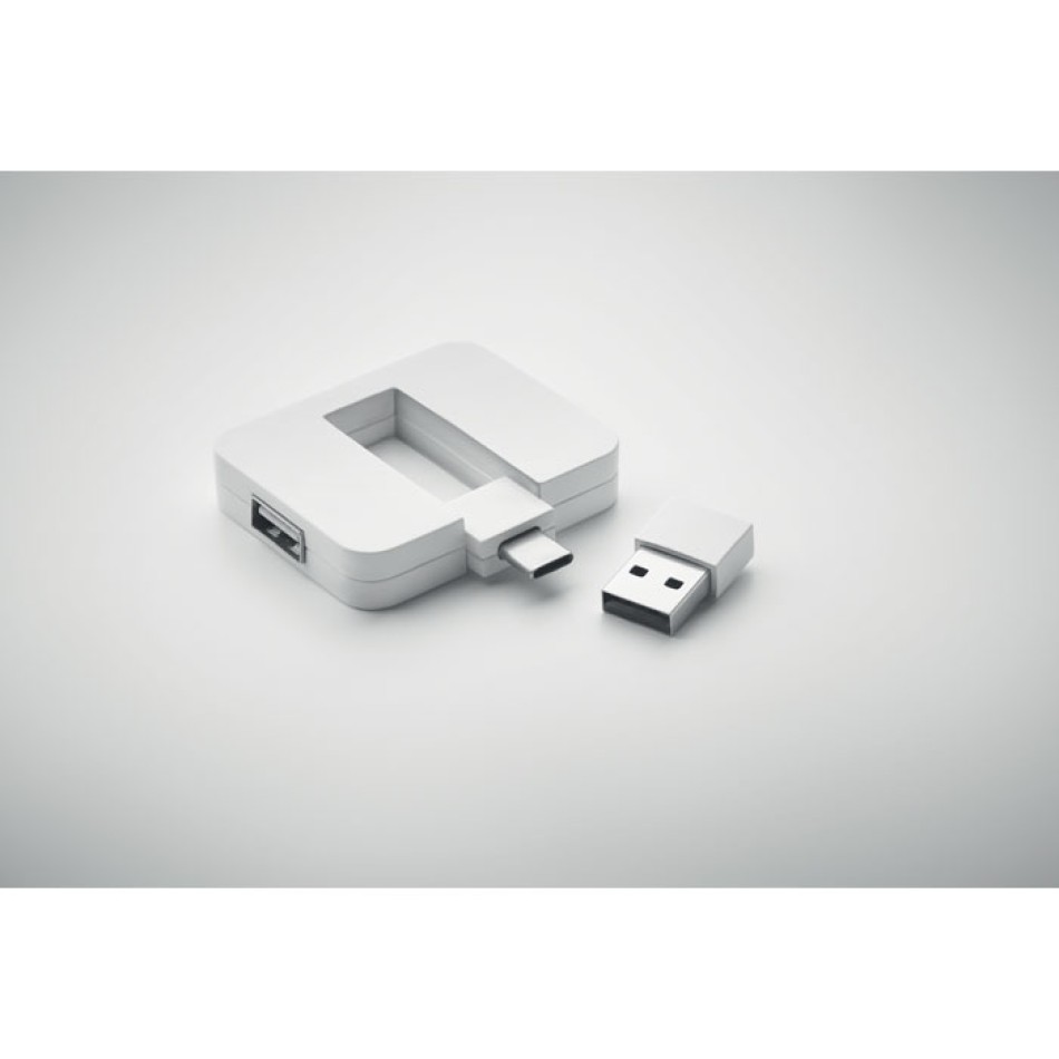 SQUARE-C - Hub USB a 4 porte Gadget.it