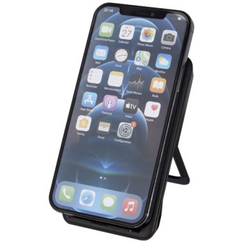 Stazione di ricarica in plastica riciclata da 10 W con supporto per telefono Loop Gadget.it