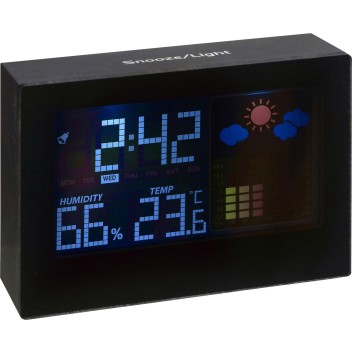 Stazione meteo da scrivania in plastica Halima Gadget.it