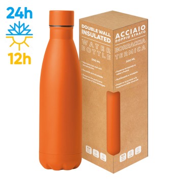 STEEL MAT BOTTLE 500 FLAT Gadget.it