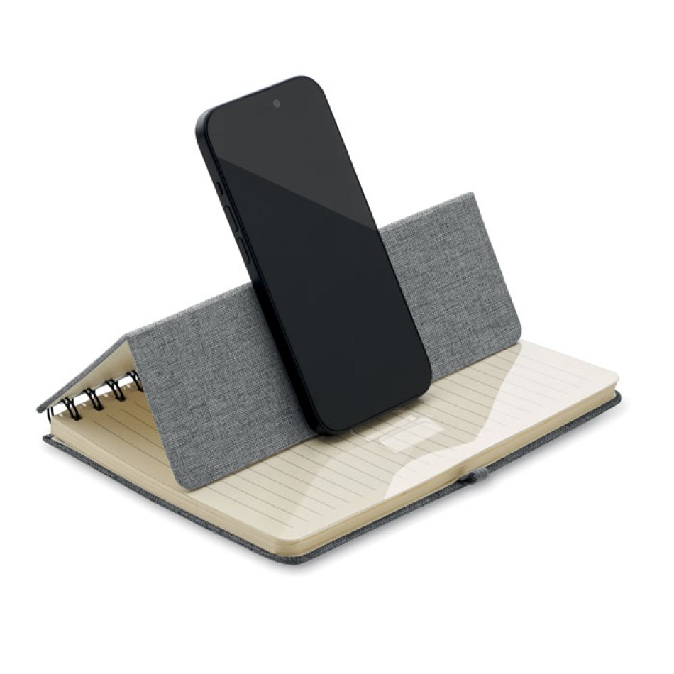 STRATA - Notebook A5 con supporto per telef Gadget.it