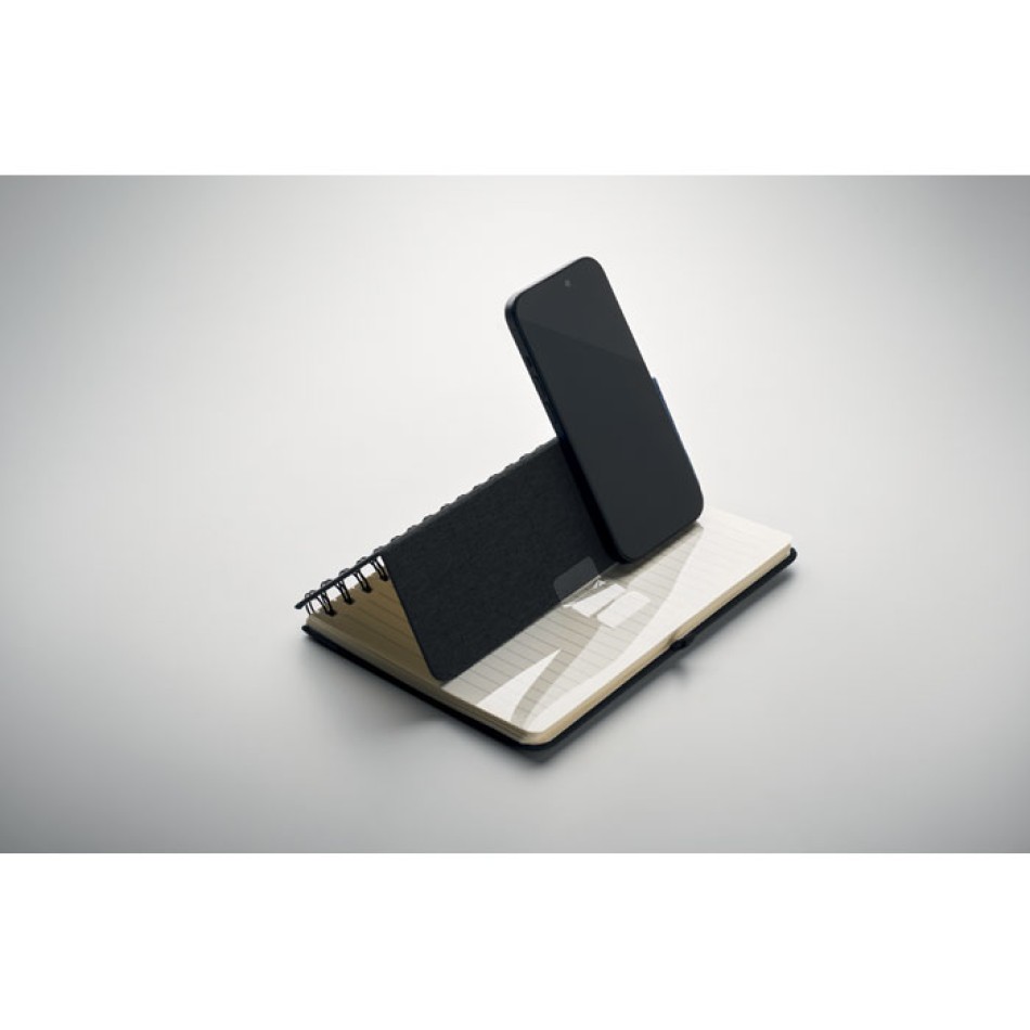 STRATA - Notebook A5 con supporto per telef Gadget.it