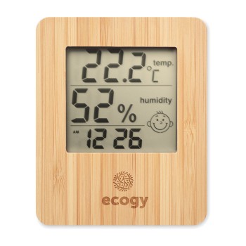 SUNCITY - Stazione meteo in bamboo Gadget.it