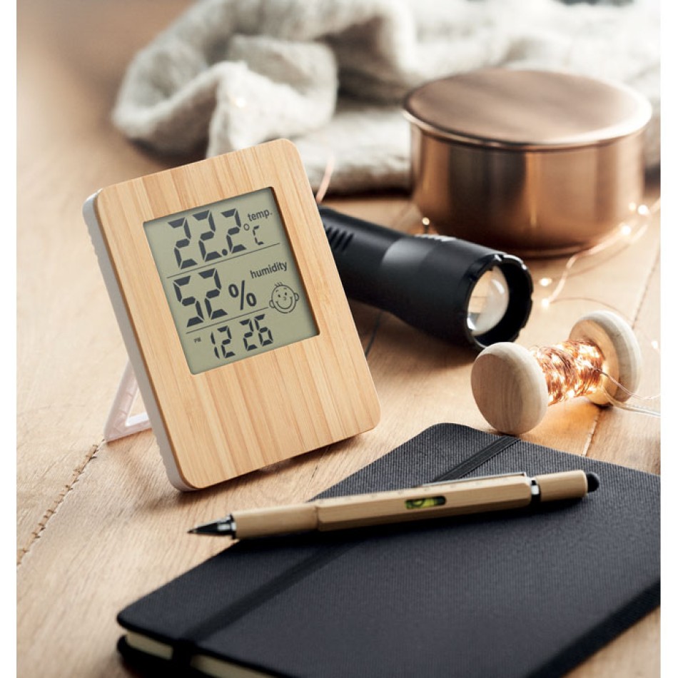 SUNCITY - Stazione meteo in bamboo Gadget.it